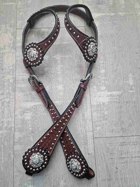 Trense Zweiohr Choncha und Strasss